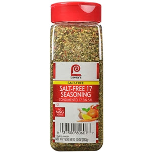 Lawry's Salt Free 17 Seasoning-10 oz.-6/Case