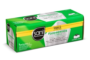 Sani Professional/Nice Pak Towel Foodservice White Dry-200 Count-4/Case