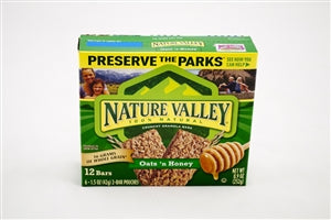 Nature Valley Oats & Honey Crunchy Granola Bar-8.94 oz.-12/Case
