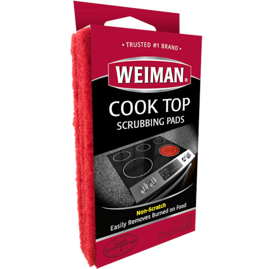 Weiman Cook Top Scrubbing Pad-3 Count-6/Case