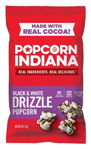 Popcorn Indiana Black And White Fudge Drizzle-6 oz.-6/Case