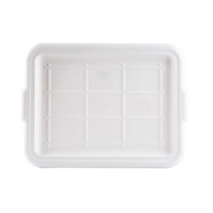 Tablecraft 5 Inch White Tote Box Cover-12 Each-1/Case