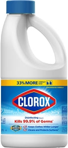 Clorox Disinfecting Bleach-43 fl oz.s-6/Case