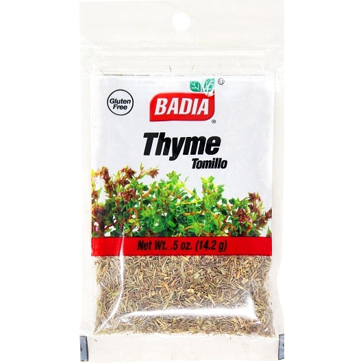 Badia Thyme Leaves-0.5 oz.-12/Box-48/Case