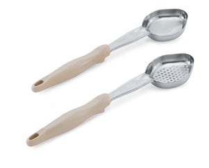 Vollrath Heavy Duty 3 oz. Perforated Oval Spoodle Oval Ivory Handle-1 Each