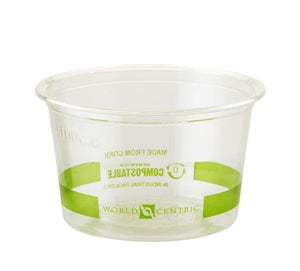 World Centric 4 oz. Ingeo Compostable Clear Souffle Cup-50 Each-20/Case