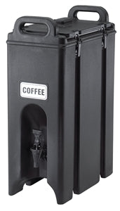 Cambro Camtainer 4.75 Gallon Black Beverage Container-1 Each-1/Case