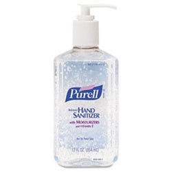 PURELL Advanced Refreshing Gel Hand Sanitizer 12 Oz Pump Bottle Clean Scent