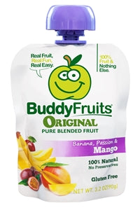 Buddy Fruits Pure Blended Mango Snack-3.2 oz.-18/Case