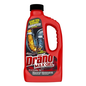 Drano Max Gel Clog Remover-32 fl oz.-12/Case