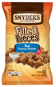 Snyder's Of Hanover Peanut Butter Filled Pretzel Pieces-10 oz.-12/Case