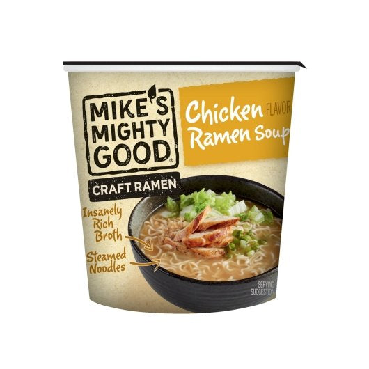 Mike's Mighty Good Ramen Soup Cup Chicken-1.7 oz.-6/Case