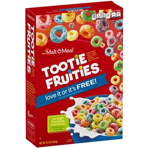 Malt O Meal Tootie Fruities Cereal-12.5 oz.-14/Case