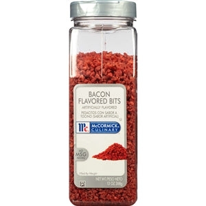 Mccormick Bacon Flavored Bits Salad Topping Shaker-13 oz.-6/Case