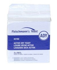 Fleischmanns Dry Active Vacuum Pack Yeast-2 lb.-12/Case