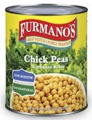 Commodity Low Sodium All Natural Extra Fancy Chickpeas-#10 Can-6/Case