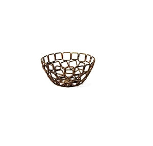 Front Of The House Bowl Copper Wire Basket Link-12 Each-1/Case