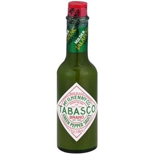 Tabasco Green Pepper Hot Sauce Bottle-5 fl oz.-12/Case