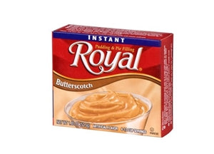 Royal Butterscotch Flavored Instant Pudding Mix & Pie Filling-1.85 oz.-12/Case