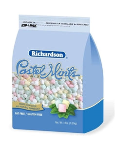 Richardson Gluten Free Fat Free Pastel Mints Bag-4 lb.-6/Case