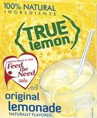 True Citrus True Citrus-Kosher-Bulk-Lemon Beverage Mix-0.8 Gram-500/Box-500/Case