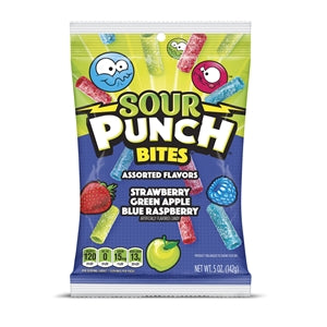 Sour Punch Assorted Bites-5 oz.-12/Case
