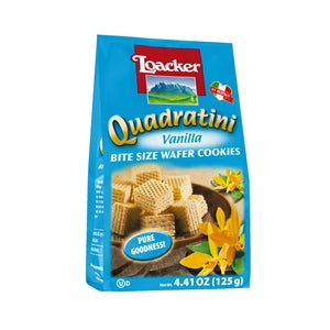 Loacker Quadratini Vanilla-4.41 oz.-6/Case