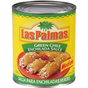 Las Palmas Sauce Las Palmas Enchilada Green Chili-28 oz.-12/Case