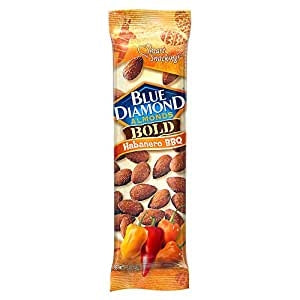 Blue Diamond Almonds Habanero Barbecue Bold Almonds-1.5 oz.-12/Box-12/Case