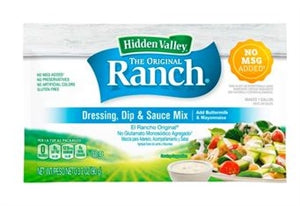 Hidden Valley Gluten Free Buttermilk Ranch Salad Dressing Bulk-3.2 oz.-12/Case
