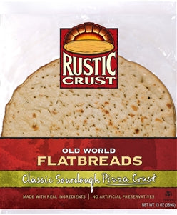 Rustic Crust Classic Sour Dough Pizza Crust-1 Each-8/Case