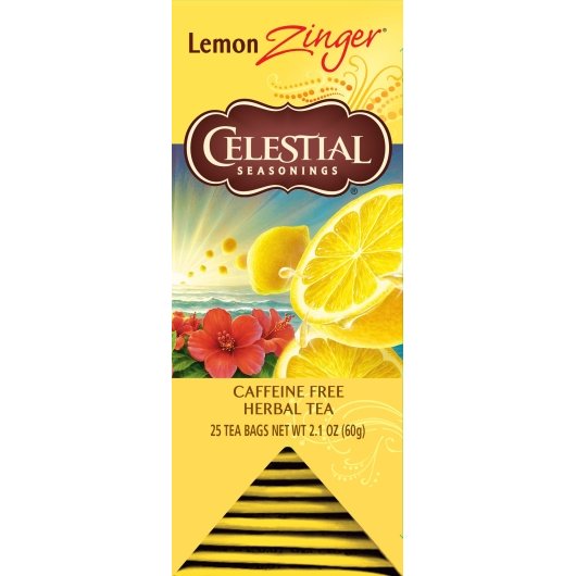 Celestial Seasonings Herb Tea Lemon Zinger-25 Each-6/Case