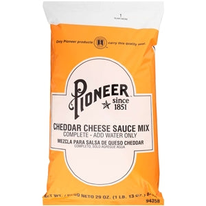 Pioneer Cheddar Cheese Sauce Mix-29 oz.-6/Case