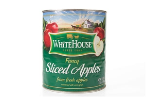 Commodity Whitehouse Sliced In Syrup Apple-10 Each-6/Case
