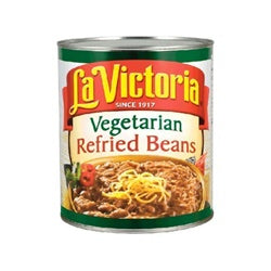 La Victoria Bean Vegetarian Refried-112 oz.-6/Case