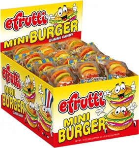 Efrutti Mini Burger-0.32 oz.-60/Box-8/Case
