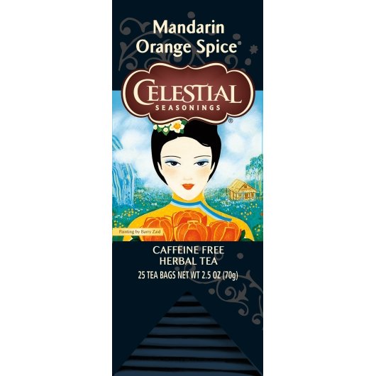 Celestial Seasonings Herb Tea Mandarin Orange Spice-25 Count-6/Case