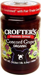 Crofter's Organic Spread Premium Grape 6/16.5 Oz.