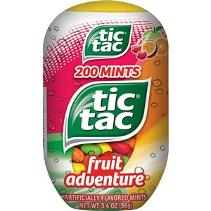 Tic Tac Candy Orange Bottle Pack-3.4 oz.-4/Box-12/Case MPN