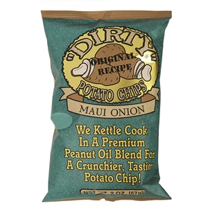 Dirty Potato Chips Maui Onion Potato Chips-2 oz.-25/Case