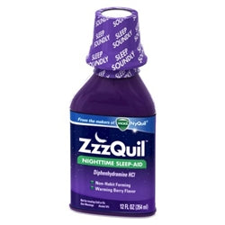 Vicks Zzzquil Night Time Sleep Aid Liquid-6 fl oz.-3/Box-4/Case