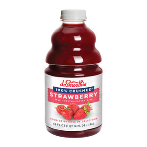 Dr. Smoothie 100% Crushed Strawberry 46 Oz. 6/ct.