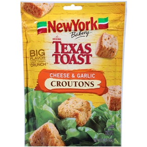 New York Texas Toast Cheese And Garlic Crouton Bag-5 oz.-12/Case