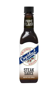 Crystal Pure Louisiana Steak Sauce Bottle-10 oz.-12/Case