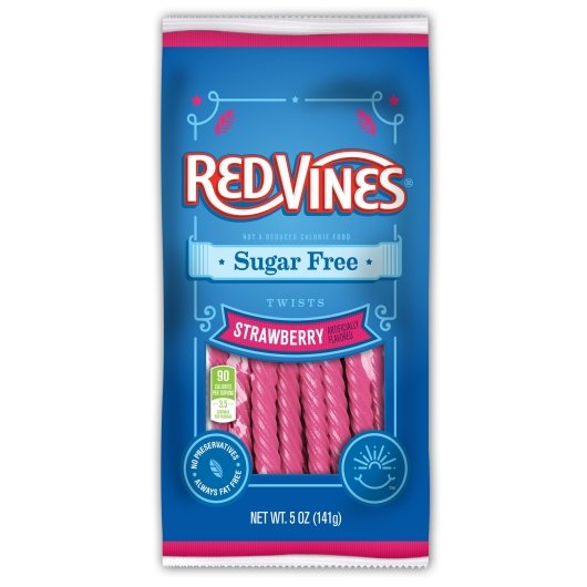 Red Vines Sugar Free Strawberry Twists-5 oz.-12/Case