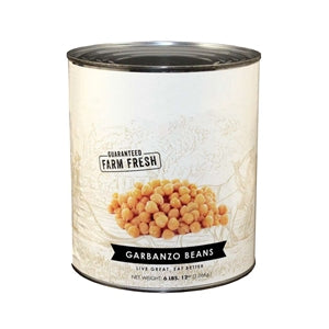 Commodity Fancy Garbanzo Beans Chickpeas-110 oz.-6/Case