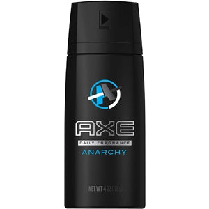 Axe Anarchy Male Body Spray-4 oz.-6/Box-2/Case