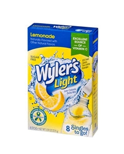 Wyler's Lemonade Drink Mix Singles To Go-8 Count-12/Case