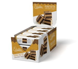 Cookies United The Original Cakebites Peanut Butter Chocolate Ripple Cake-2 oz.-12/Box-8/Case