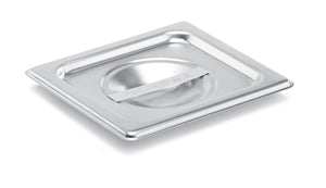 Vollrath 1/6 Size Flat Stainless Steel Cover Pan-1 Each